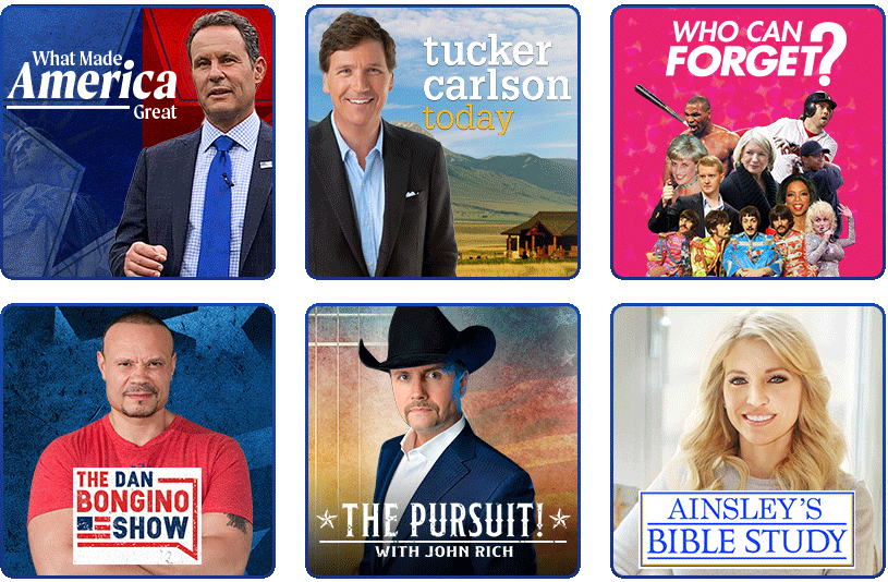 Fox Nation History and Religion Theme Shows.